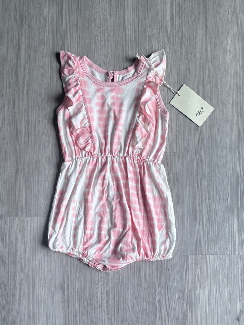 NWT Kyte Baby Crepe Riptide Bubble Romper- Size 4T